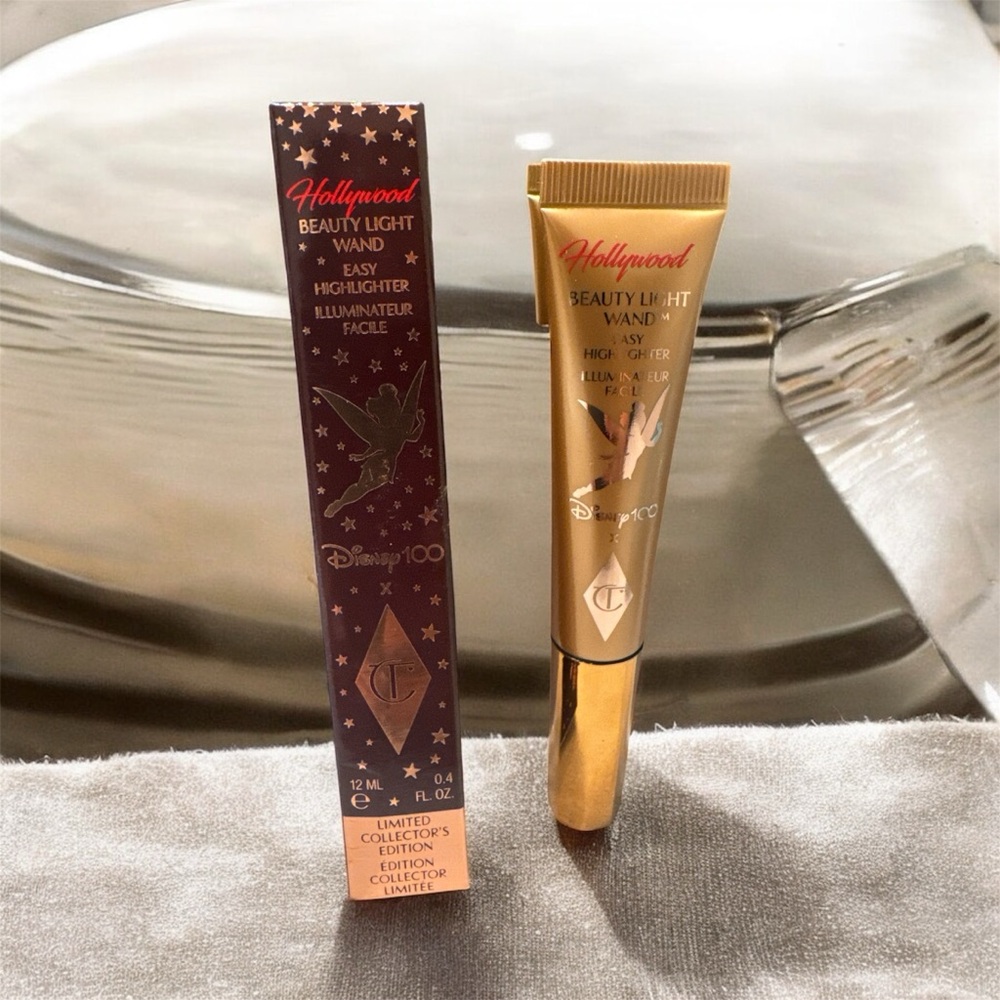 Disney 100 X Charlotte Tilbury  BEAUTY LIGHT WAND- Gold - highliter. New in box